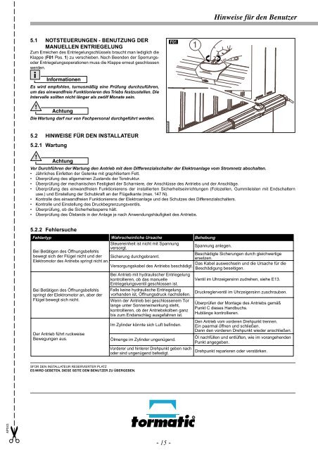 DTA 770-S DTA 780-S - tormatic