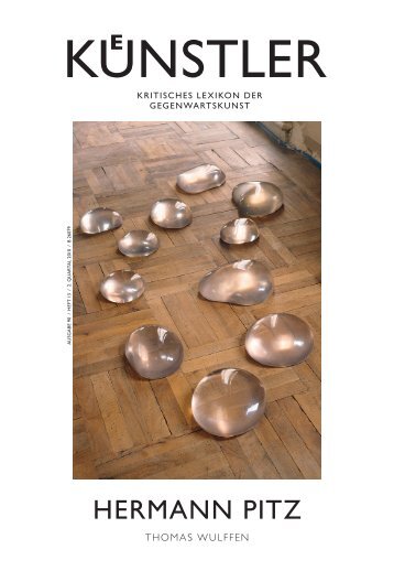 Hermann Pitz - Zeit Kunstverlag