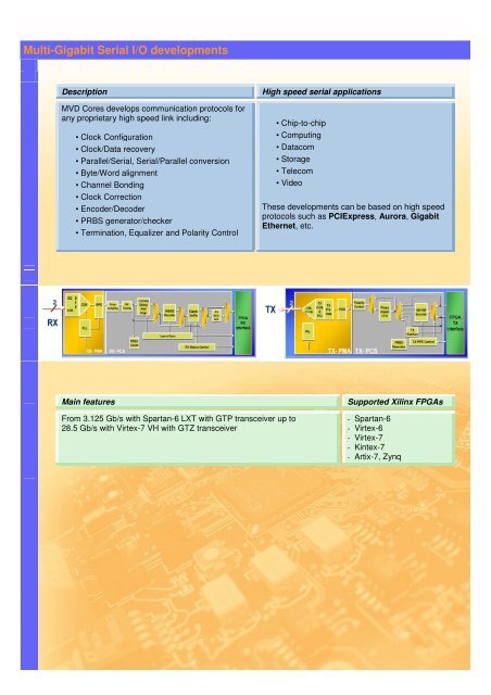 IP core solutions for Digital Video Broadcasting - Multi Video Designs