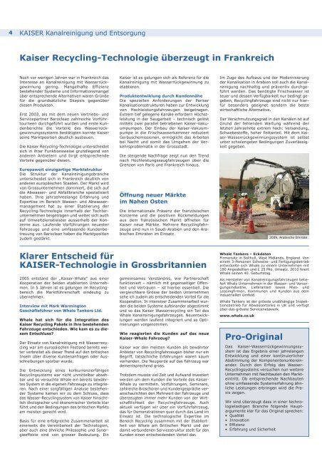 FACTS & NEWS - Kaiser AG