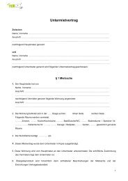 Untermietvertrag-Muster - NokNok