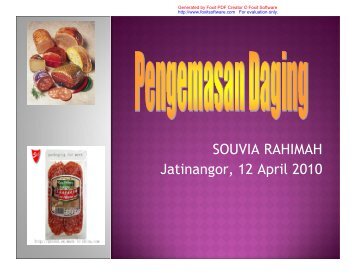 SOUVIA RAHIMAH Jatinangor, 12 April 2010 - Blogs Unpad