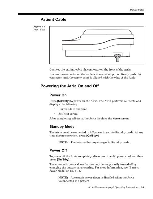 Atria 6100 Operator's manual - Roxon