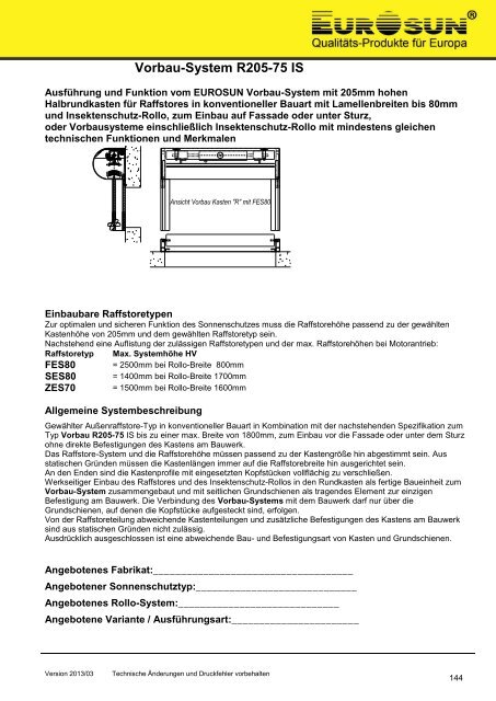 Datei herunterladen - Eurosun as