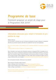Formulaire de Proposition - Informations (PDF) - ASA-Programm