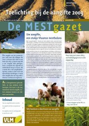 Toelichting bij de aangifte 2009 - Vlaamse Landmaatschappij