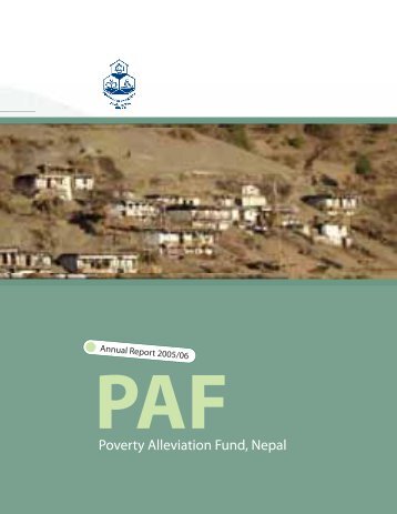 Annual Report 2005/2006 - Poverty Alleviation Fund, Nepal