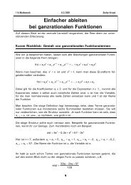 Ableiten mit Potenz-, Faktor- und Summenregel