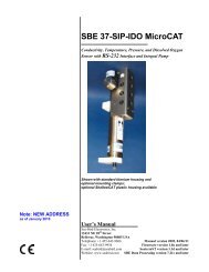 SBE 37-SIP-IDO RS-232 Manual