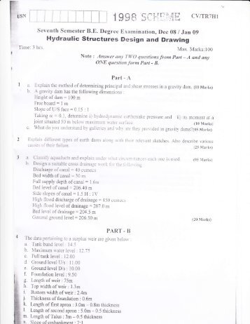 Hydraulic Structures Design and Drawing ffi - Vtustudentsparadise