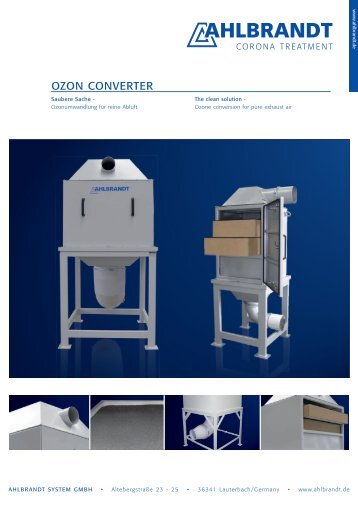 OZON CONVERTER - Ahlbrandt System GmbH