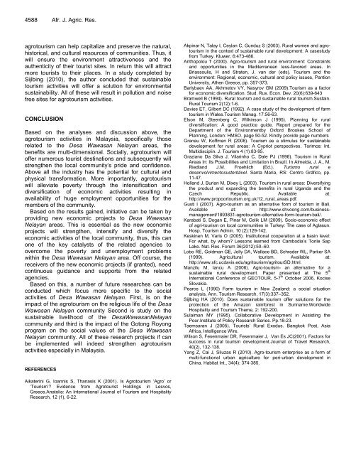 Socio-economic impact potential of agro tourism activities on Desa ...