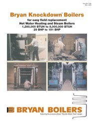 Bryan Knockdown Boilers Literature - Bryan Boilers
