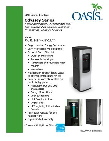 POU Water Coolers Odyssey Series - Oasis International