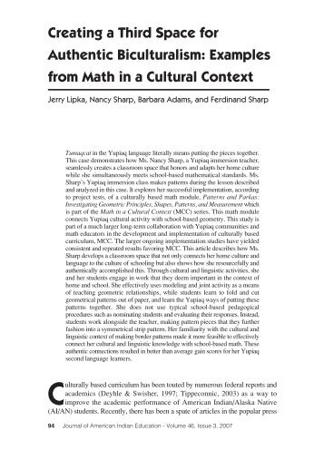 Examples from Math in a Cultural Context - Journal of American ...