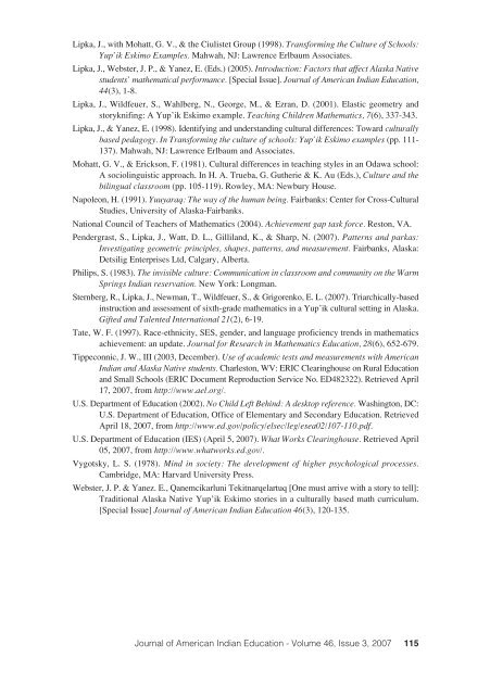 Examples from Math in a Cultural Context - Journal of American ...