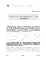 THE BONN CHARTER FOR SAFE DRINKING WATER - IWA