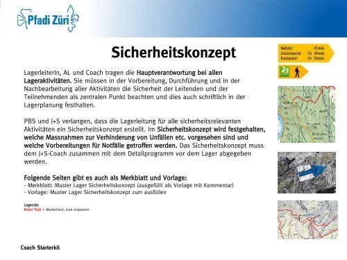 Sicherheitskonzept Pfadi Zuri