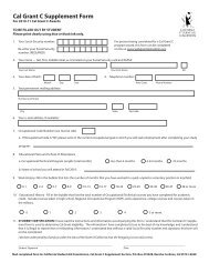 Cal Grant C Supplement Form - CSAC California Student Aid ...