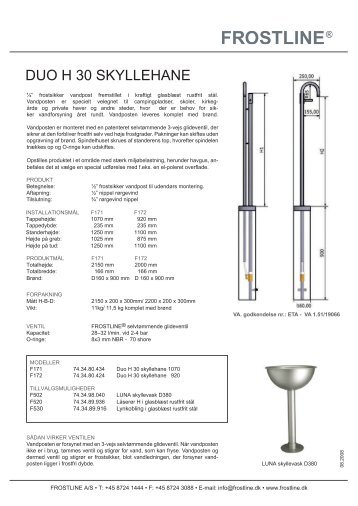 DUO H 30 SKYLLEHANE - Tengi