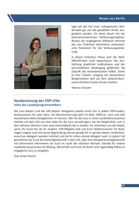 Schwerpunktthema Wirtschafts- und Finanzpolitik - JuLis Bayern