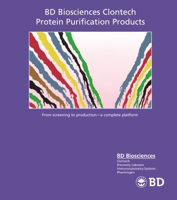 BD Biosciences Clontech Protein Purification Products