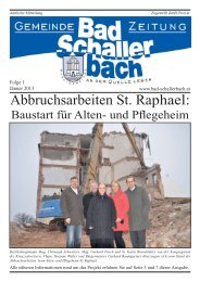 Folge 1.indd - Gemeinde Bad Schallerbach