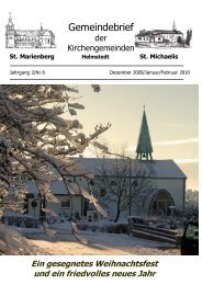 Gemeindebrief 09 / 4 - St. Marienberg