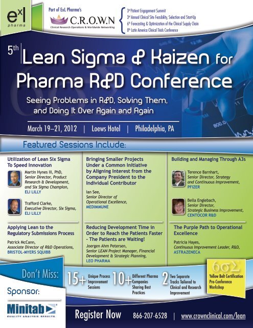 Lean Sigma & Kaizen for Pharma R&D Conference