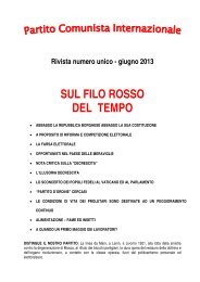 rivista giugno 2013 - Partito Comunista Internazionale