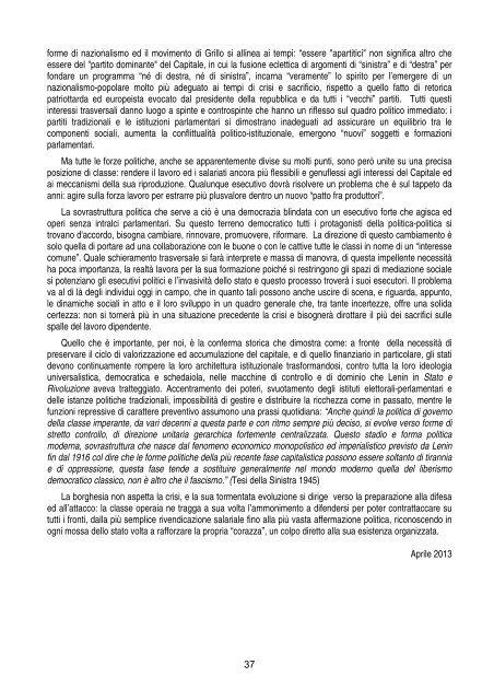 rivista giugno 2013 - Partito Comunista Internazionale