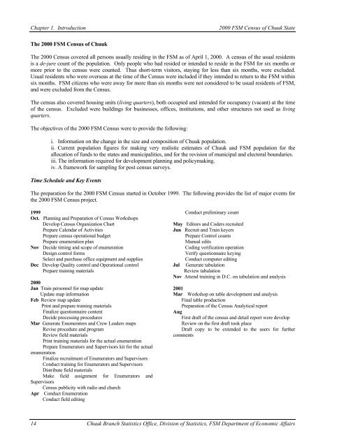 Chuuk State Census Report - pacificweb.org