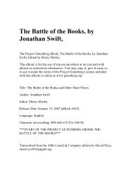 The Battle of the Books, by Jonathan Swift, - Umnet