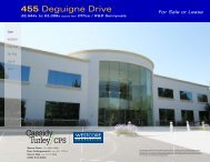 455 Deguigne Drive - Property Line