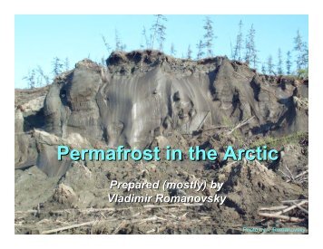 Powerpoint: Permafrost in the Arctic - Aspen Global Change Institute