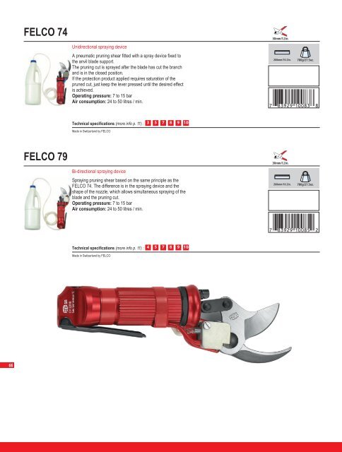 General catalogue - Felco