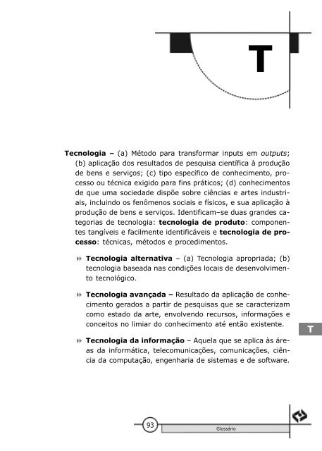 Glossário dinâmico de termos na área de Tecnópolis, Parques ...