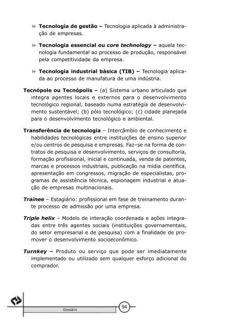 Glossário dinâmico de termos na área de Tecnópolis, Parques ...