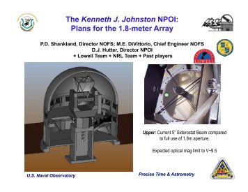 Plans for Installation of 1.8-m Telescopes at the NPOI