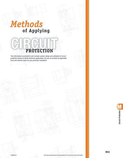 Methods of Applying Circuit Protection - E-Catalog - Sprecher + Schuh