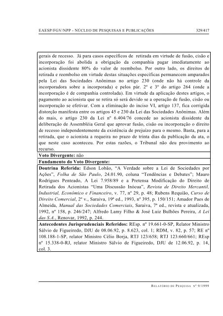 RESUMO PALAVRAS-CHAVE - GVpesquisa