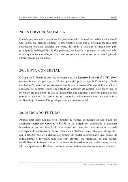 RESUMO PALAVRAS-CHAVE - GVpesquisa