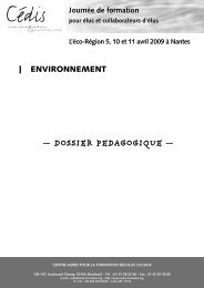 â DOSSIER PEDAGOGIQUE â - CÃ©dis Formation