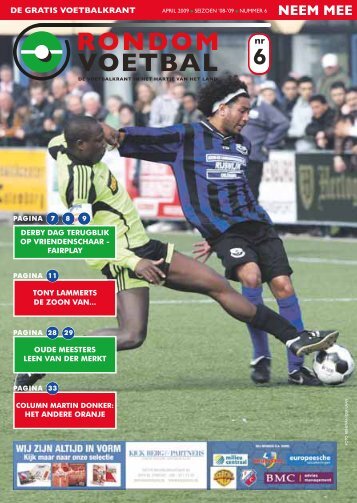 seizoen 2008/2009 nummer 6 - Rondom Voetbal