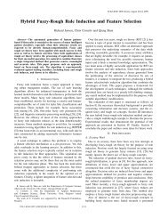 Hybrid Fuzzy-Rough Rule Induction and Feature Selection - Cadair