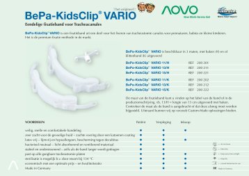 BePa-KidsClipÂ® VARIO - Metra