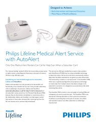 Philips Lifeline Medical Alert Service with AutoAlert - Home Instead ...