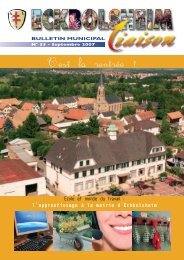 Septembre 2007 - Site officiel de la Mairie d'Eckbolsheim - Ville d ...