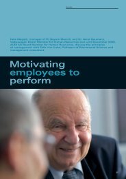 Motivating employees to perform - Audi