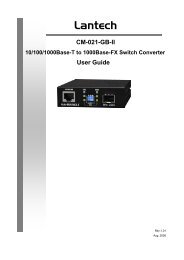 CM-021-GB-II 10/100/1000Base-T to 1000Base-FX Switch ...